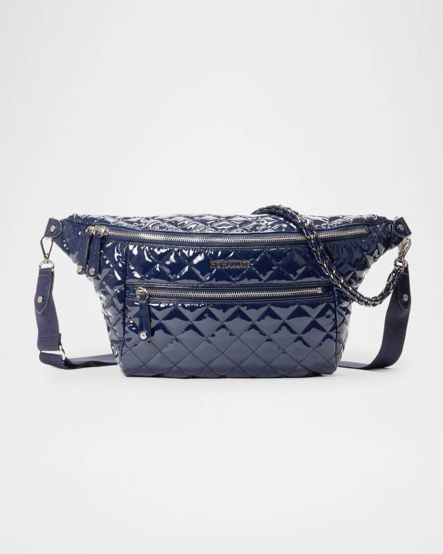 Crosby Sling Patent Leather Belt Bag